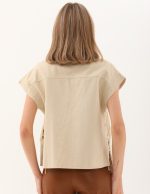 Düşük Kollu Yandan Bağcıklı Yelek