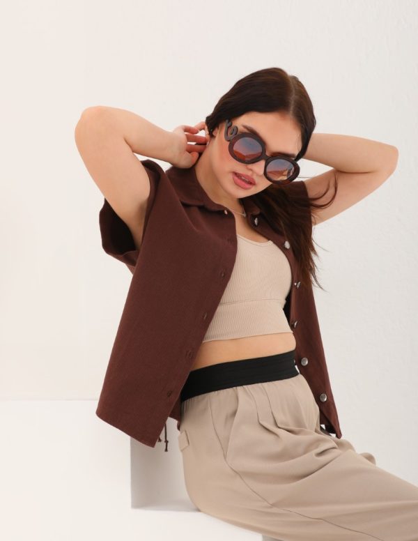 Düşük Kollu Yandan Bağcıklı Yelek