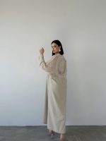 Güpür Dantel Detaylı Elbise