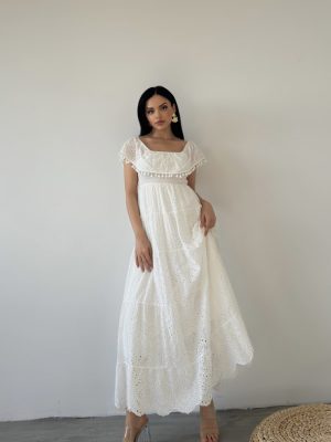 Madonna Yaka Uzun Elbise