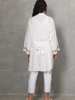 Nakış ve Püskül Detaylı Uzun Kimono