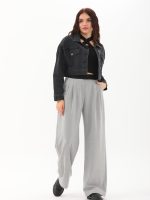 Örümcek Ağ Taş Detaylı Ceket