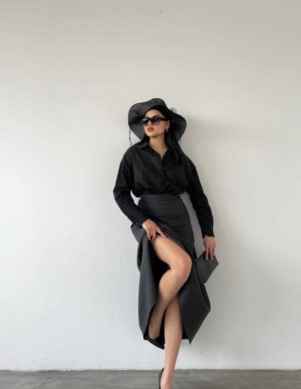 Parçalı Kumaş Etek