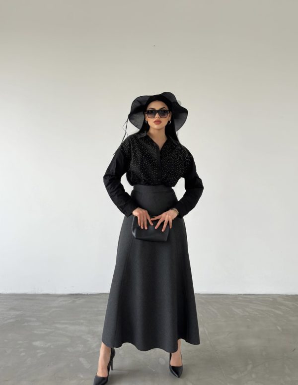 Parçalı Kumaş Etek