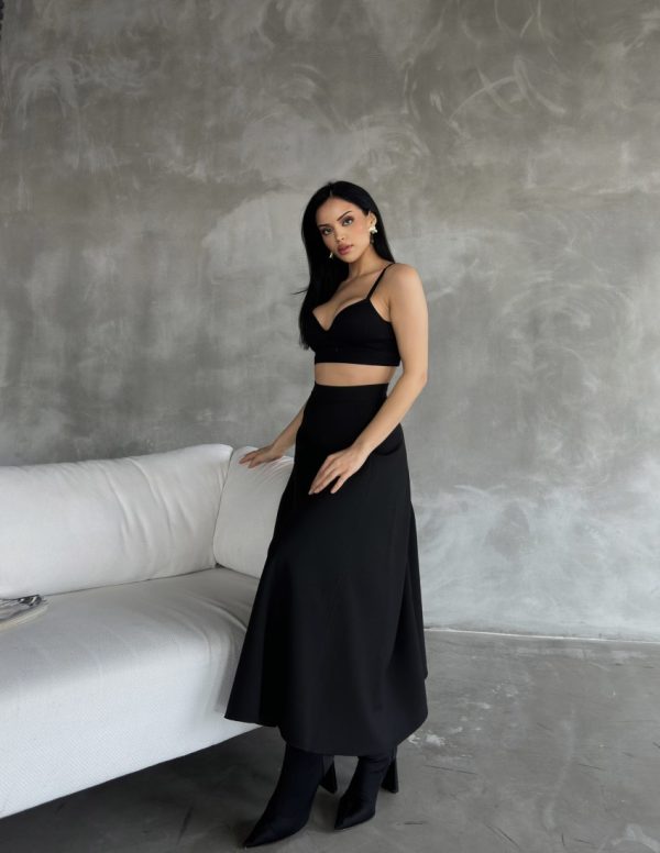 Parçalı Kumaş Etek