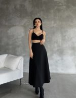 Parçalı Kumaş Etek