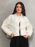 Püskül Detaylı Ceket