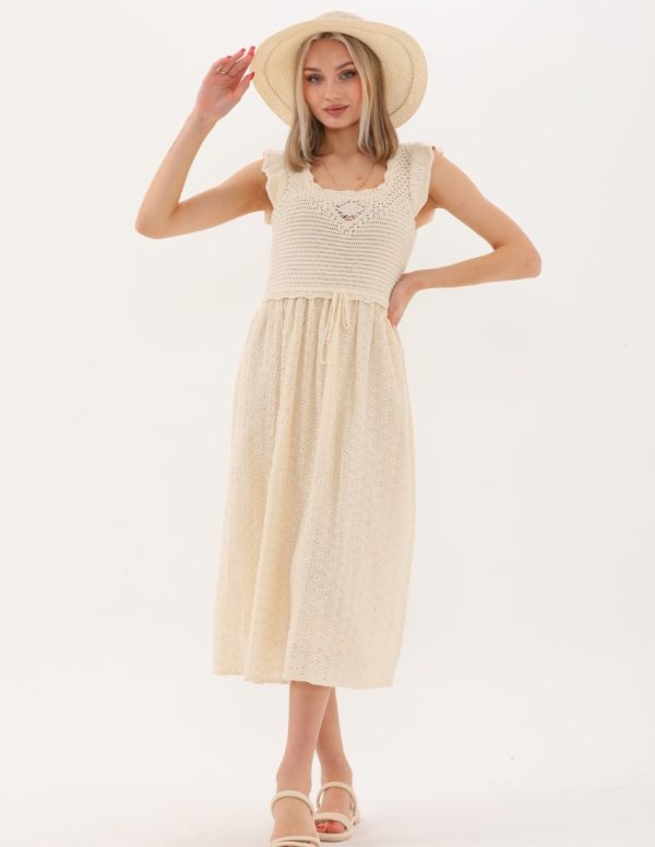 Robası Nakışlı Elbise