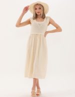 Robası Nakışlı Elbise