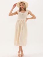 Robası Nakışlı Elbise