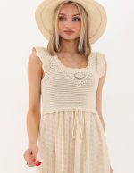 Robası Nakışlı Elbise