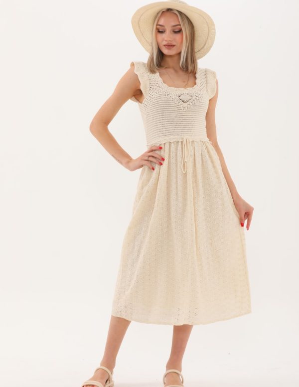 Robası Nakışlı Elbise