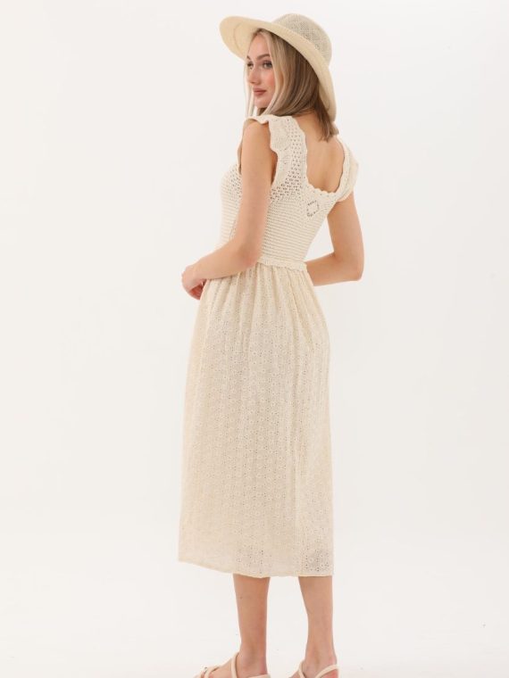 Robası Nakışlı Elbise