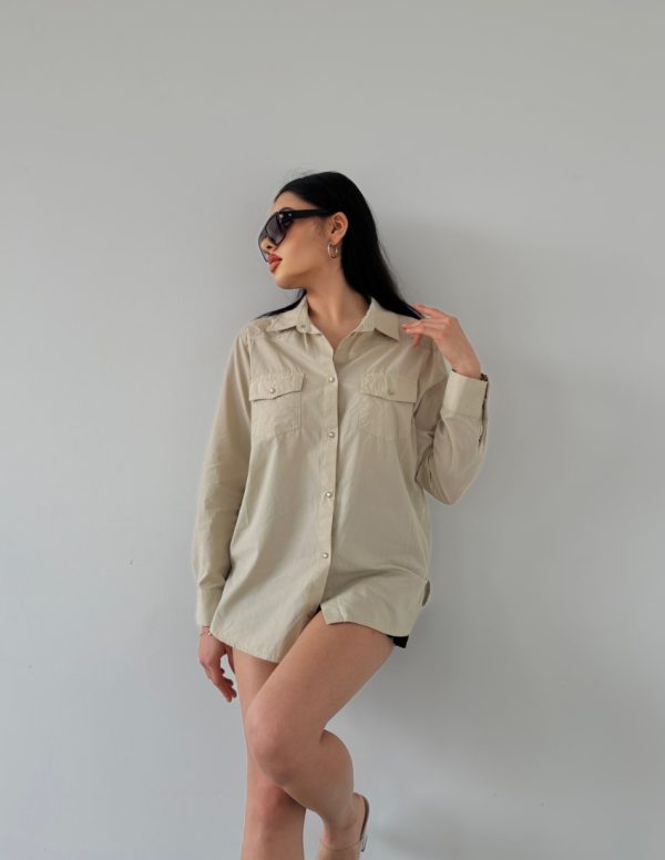 Robası Nakışlı Gömlek