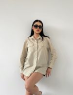 Robası Nakışlı Gömlek