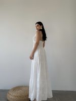 Robası Triko Askı Detaylı Elbise