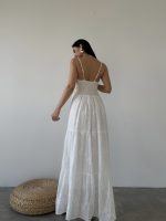 Robası Triko Askı Detaylı Elbise