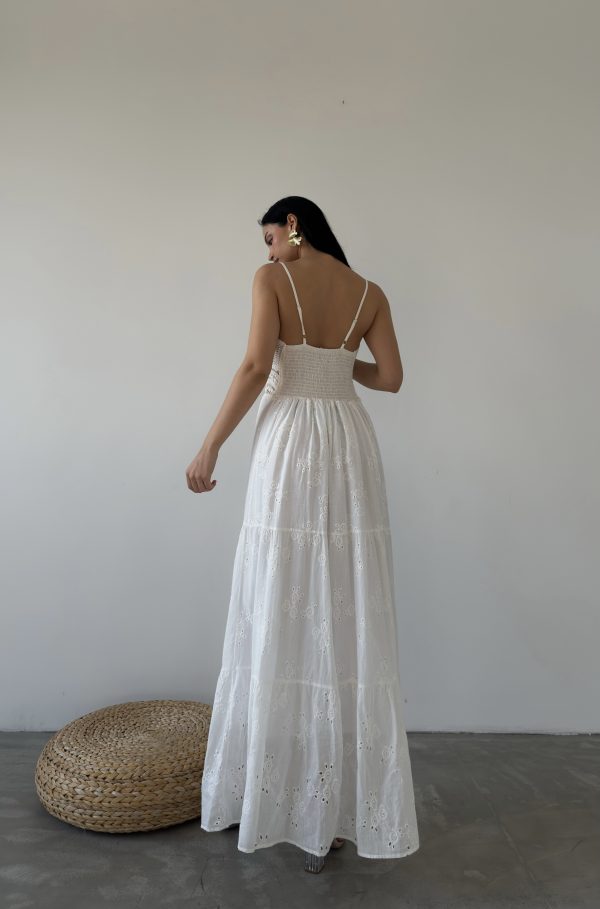 Robası Triko Askı Detaylı Elbise