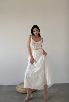 Robası Triko Askı Detaylı Elbise