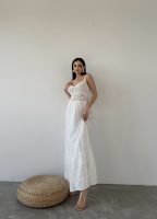 Robası Triko Askı Detaylı Elbise