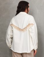 Sırt Detayı Etnik Şeritli Gömlek