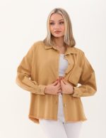 Sırt Detayı Etnik Şeritli Gömlek