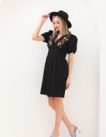 Robası Nakışlı Elbise