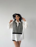 Triko Detaylı Gömlek