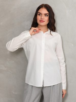 Yakası İnci Detaylı Gömlek (1) (Özel)