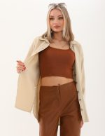 Yandan Bağcıklı Gömlek