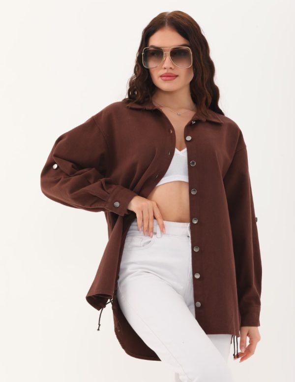 Yandan Bağcıklı Gömlek