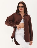 Yandan Bağcıklı Gömlek