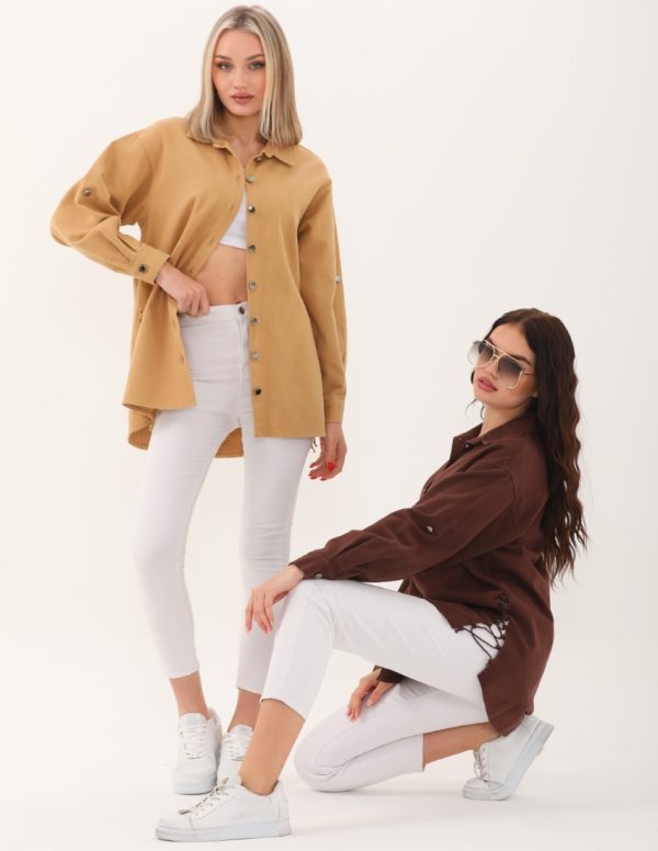 Yandan Bağcıklı Gömlek