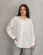 Yapıştırma Taş Detaylı Gömlek