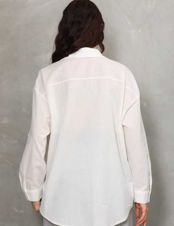 Yapıştırma Taş Detaylı Gömlek