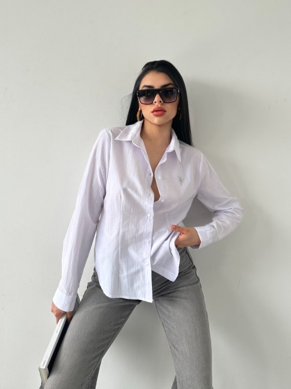 Balerin Nakışlı Gömlek