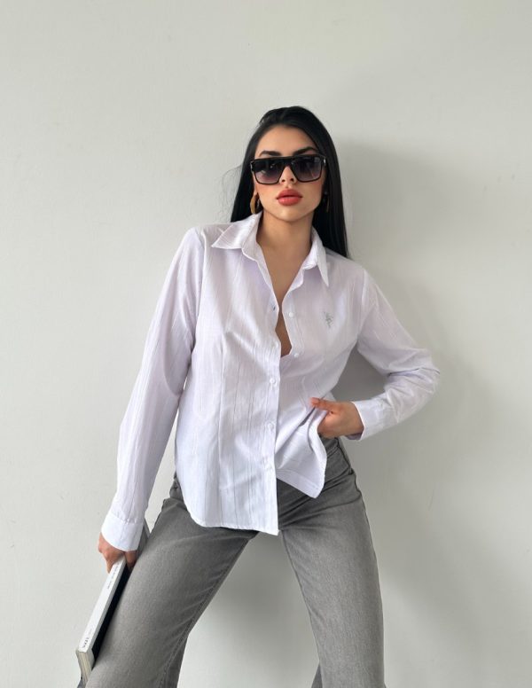 Balerin Nakışlı Gömlek