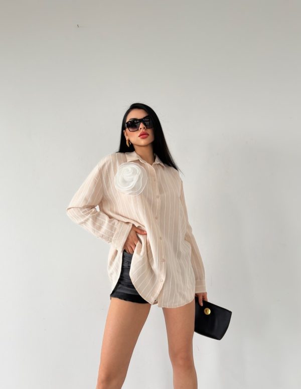 Çizgi Desen Gömlek