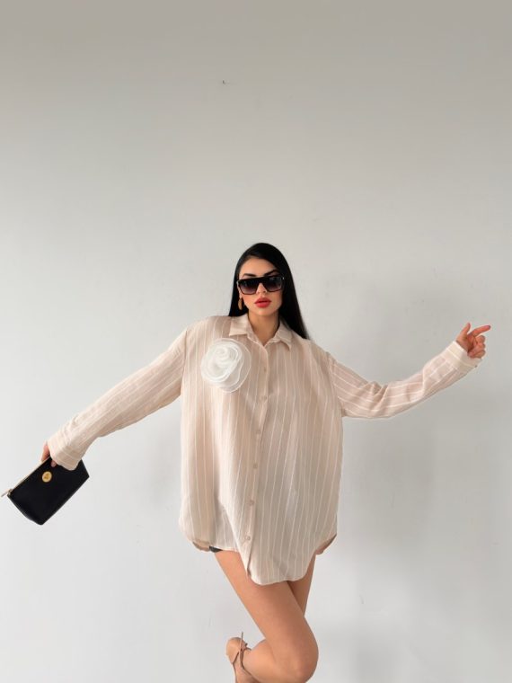 Çizgi Desen Gömlek