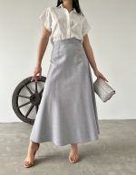 Düşük Kollu Vual Güpür Bluz