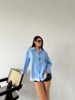 Garnili Çizgili Gömlek