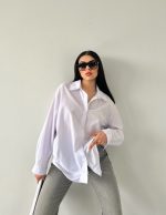 Garnili Çizgili Gömlek