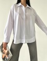 Garnili Çizgili Gömlek