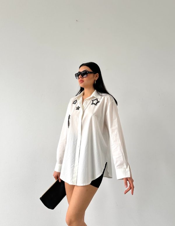 Yıldız İşlemeli Gömlek