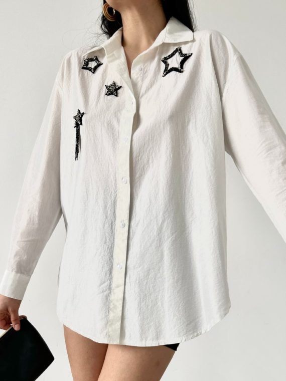 Yıldız İşlemeli Gömlek
