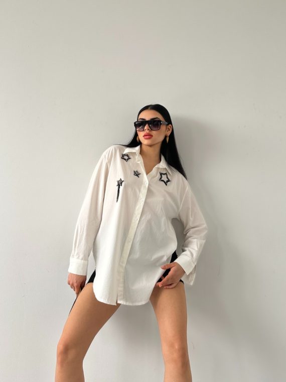 Yıldız İşlemeli Gömlek