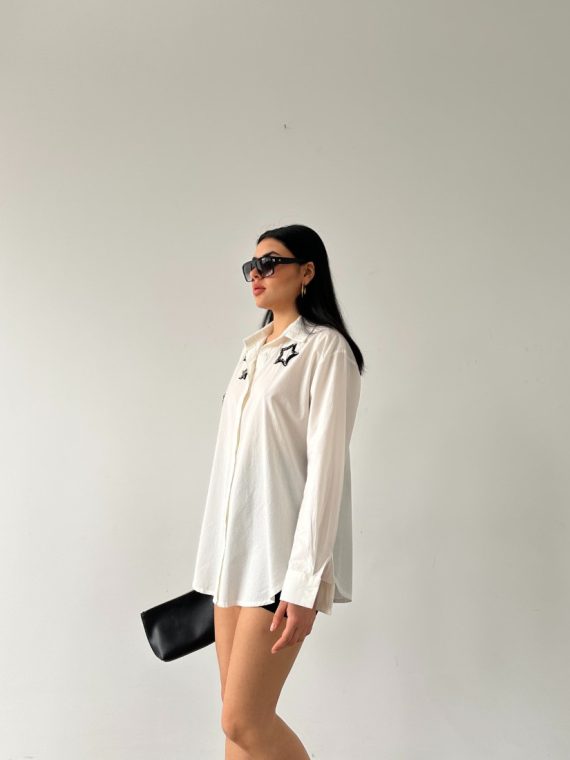 Yıldız İşlemeli Gömlek