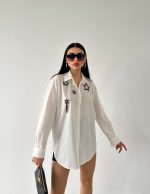 Yıldız İşlemeli Gömlek