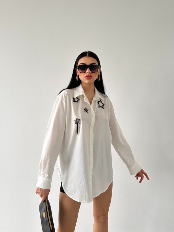 Yıldız İşlemeli Gömlek