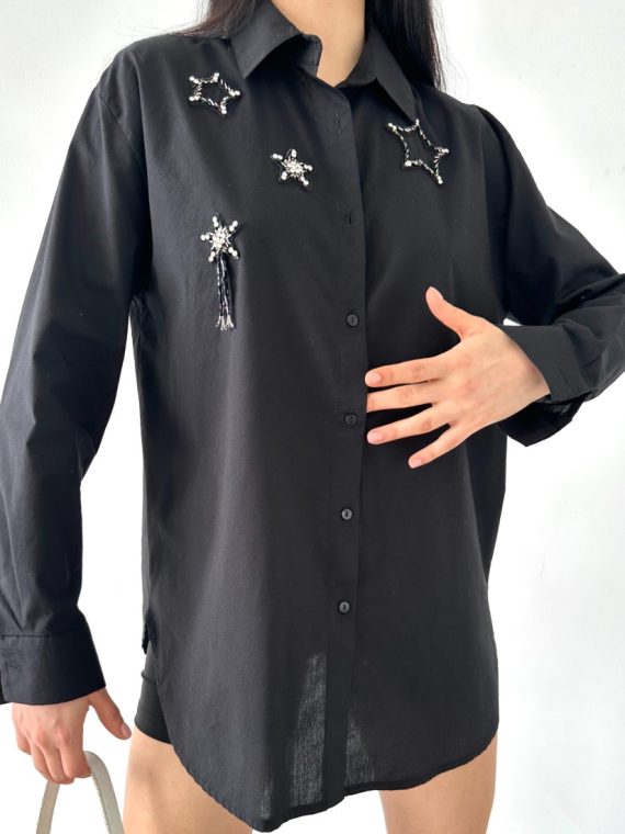 Yıldız İşlemeli Gömlek